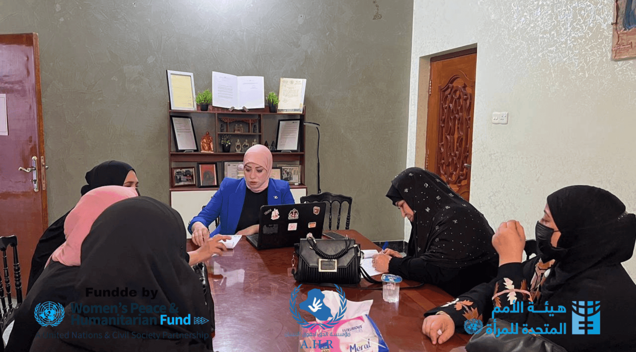 (84) امرأة تستفيد من تدخلات مؤسسة الحق لحقوق الإنسان في الدعم النفسي والقانوني خلال شهر تشرين الاول 2025 